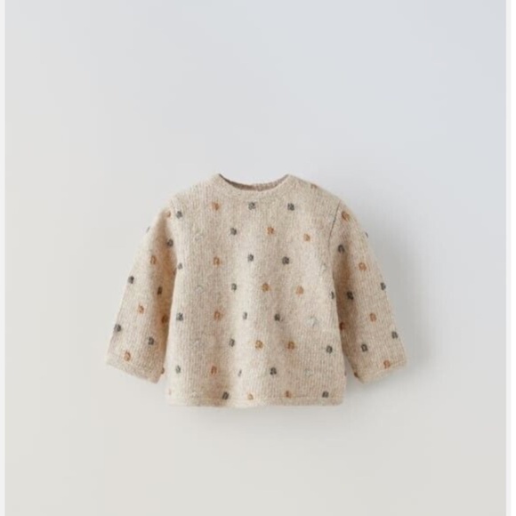 Zara Baby Popcorn Sweater Set & Bonnet - Perfect for Spring Photos (3-6 months) - Picture 1 of 8